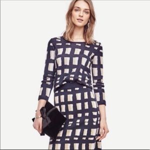 Ann Taylor Lattice Sweater Set NWT